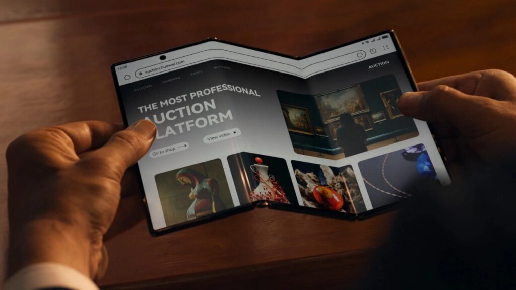 Huawei traz celulares de volta ao Brasil após sanção dos EUA e lança modelo com tela tripla; veja detalhes
